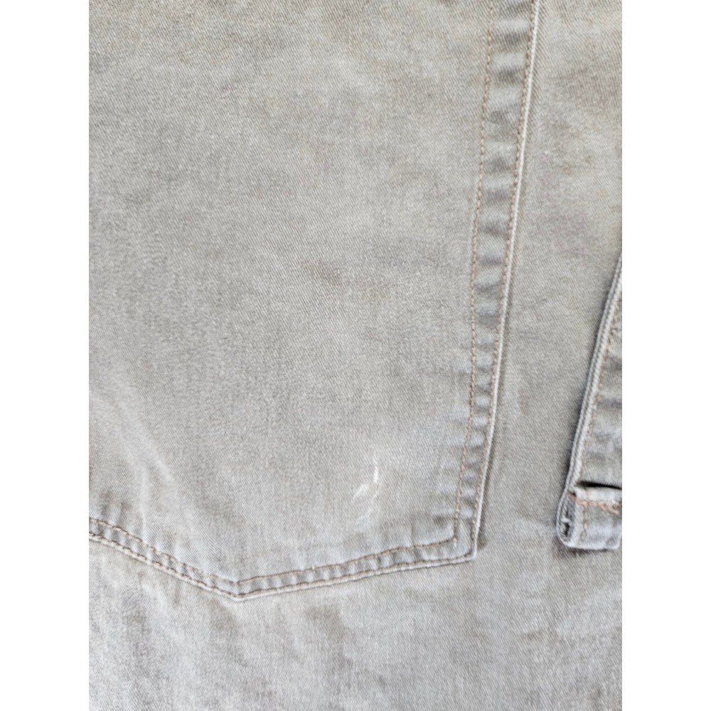 Chef Works Bistro Apron Khaki Green Denim Cotton 2 Pocket Professional Waist